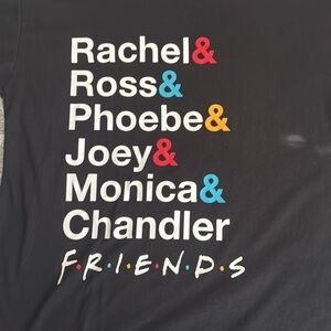 Black Youth "Friends" the TV Show Tee – Cast Names – Large (10-12)